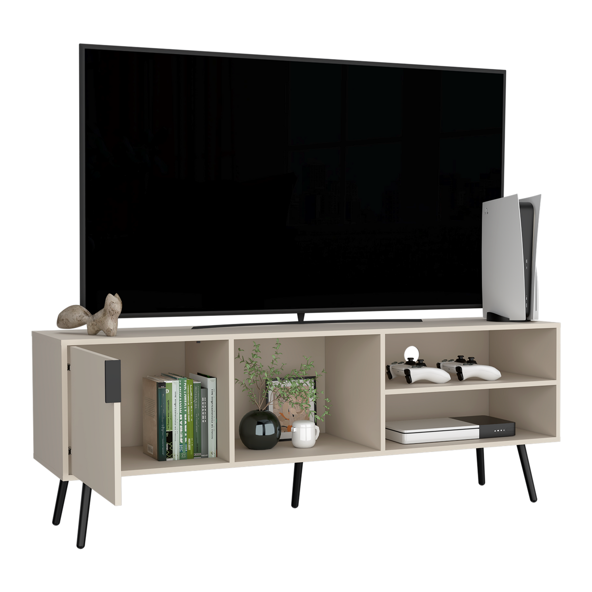 Rack para tv 65" vulcan (1c) capri 58x160x40