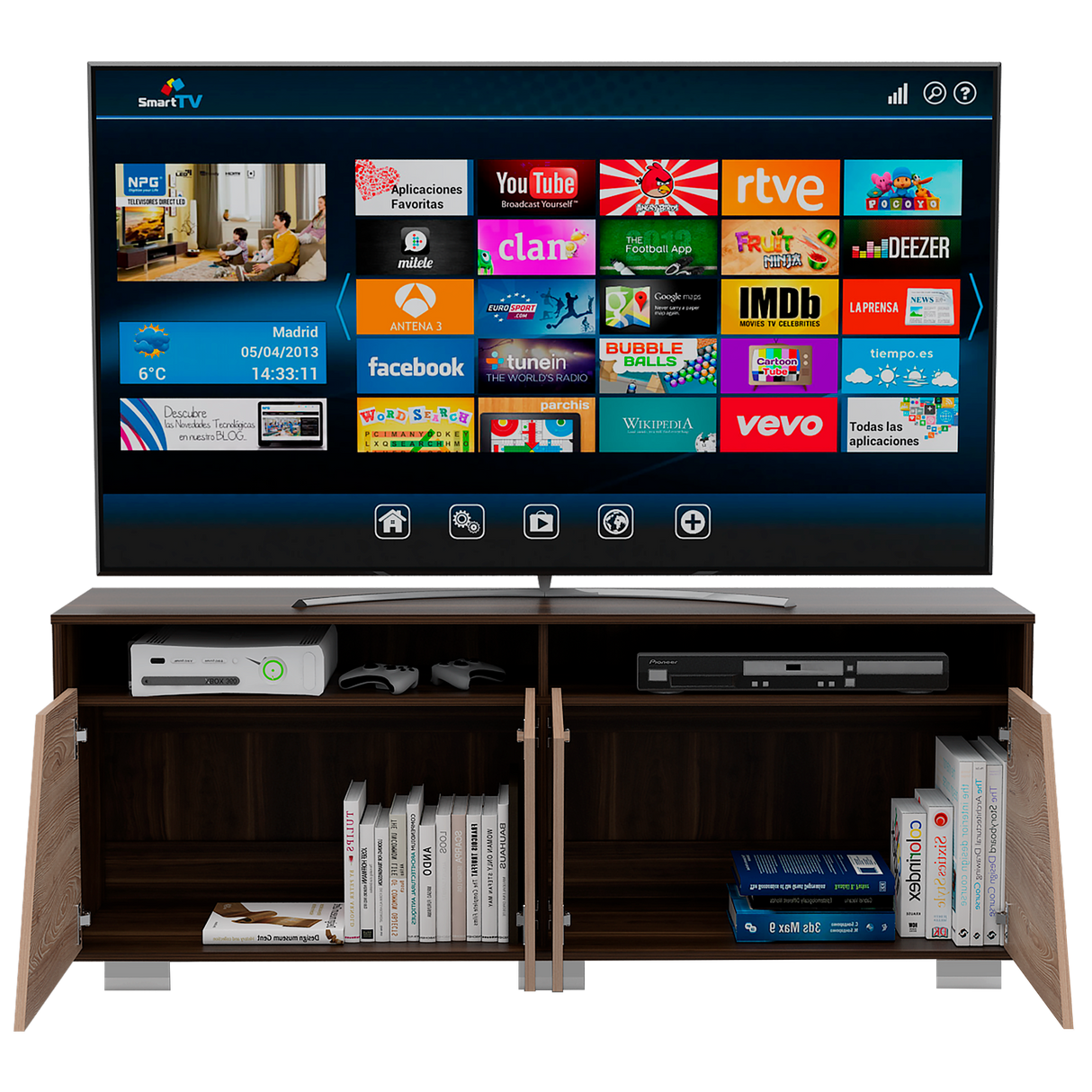 Rack para TV Fraktal