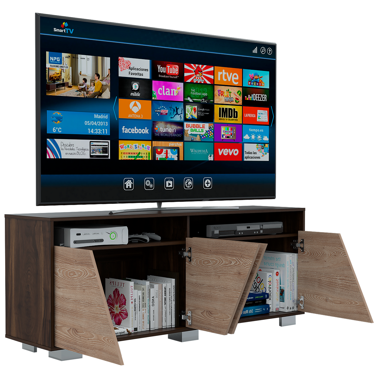 Rack para TV Fraktal