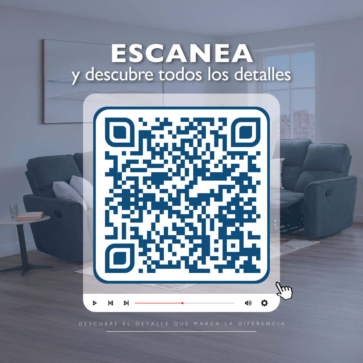 Sofá reclinable Mahon 2p