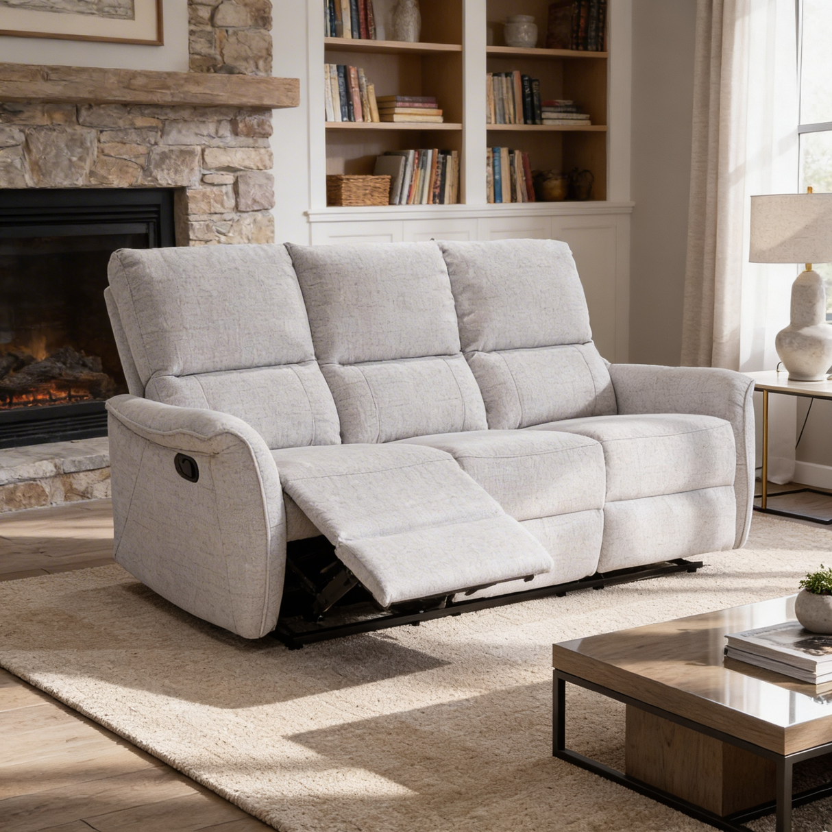 Sofá tacito reclinable 3P