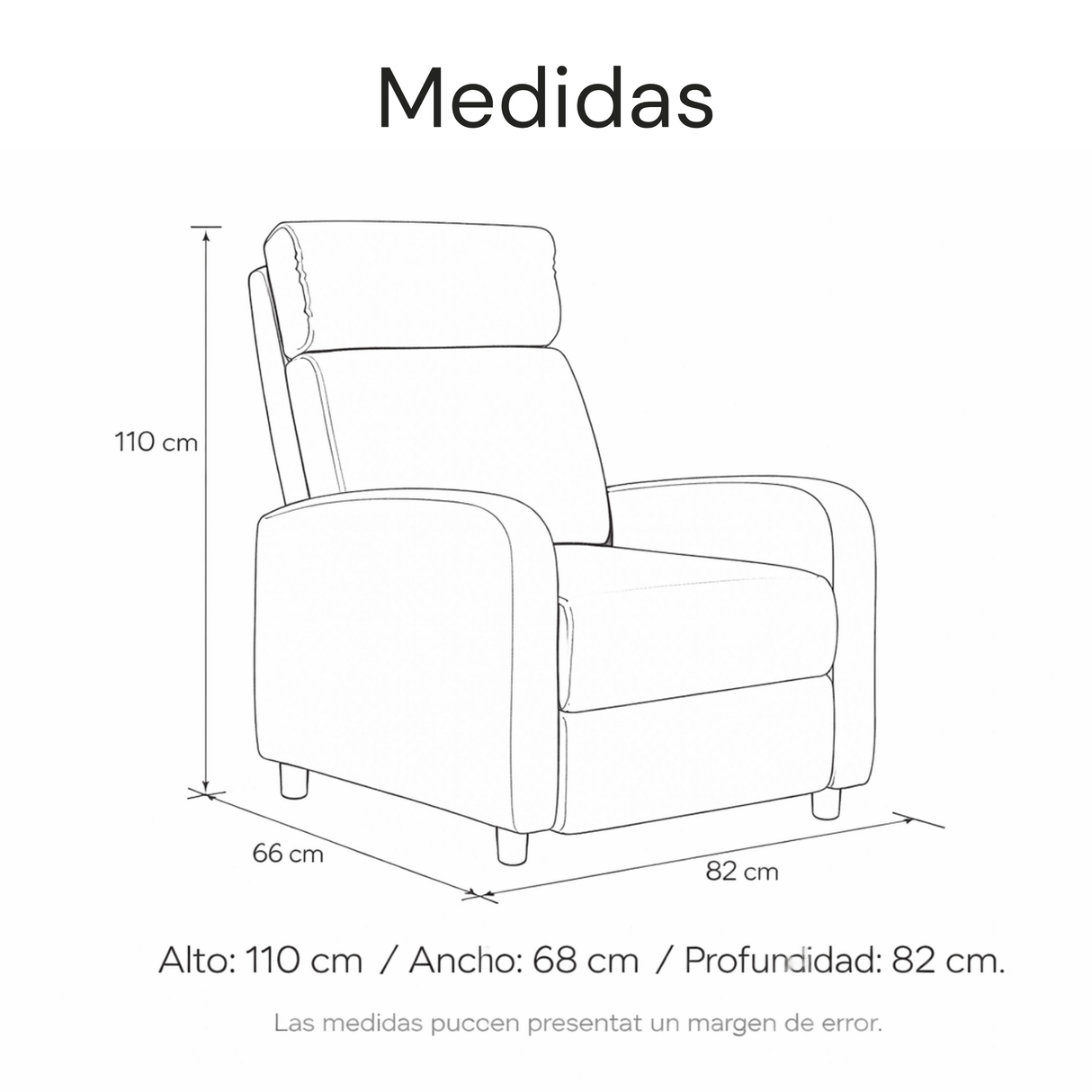 Silla Reclinable Junko 1P