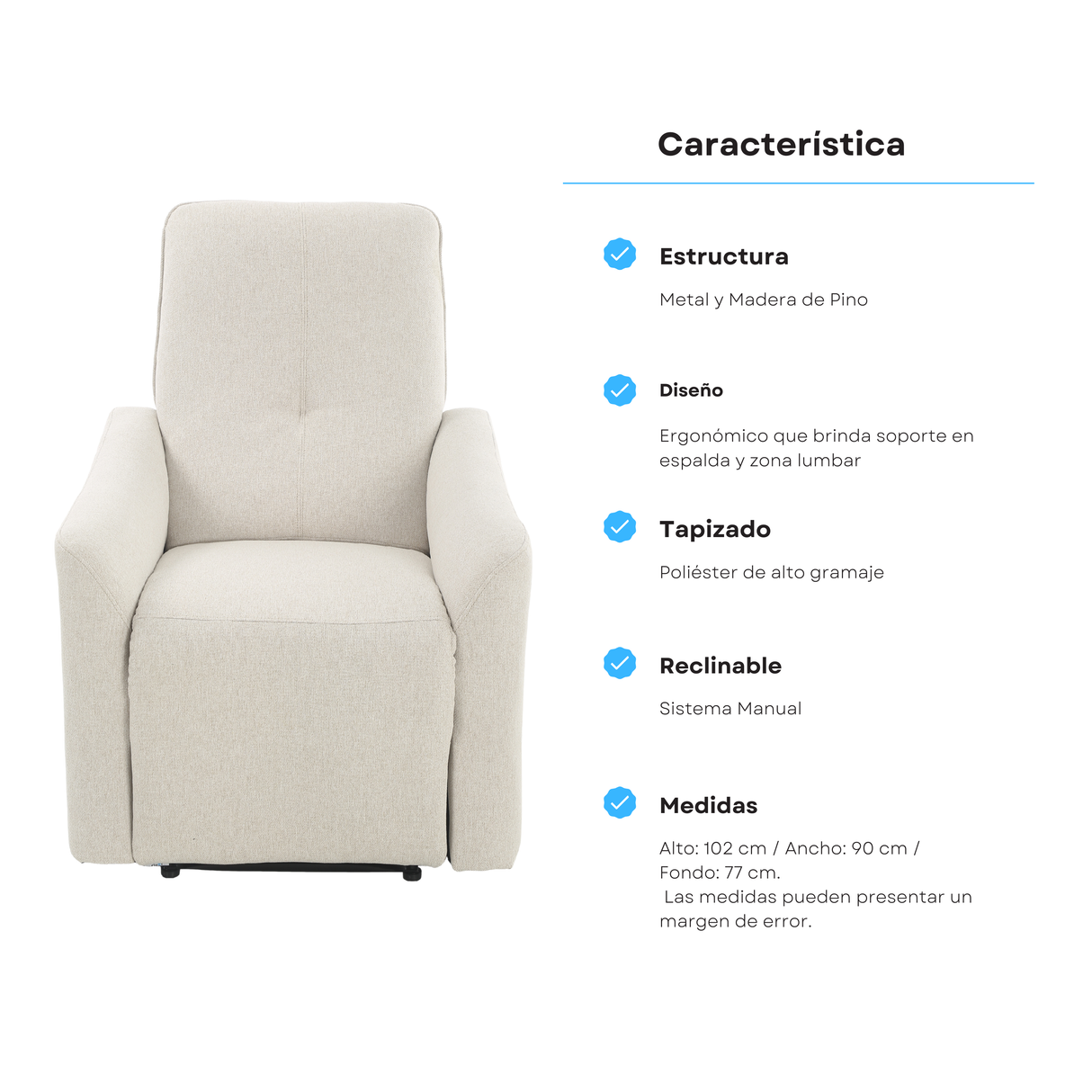 Silla Reclino Jarika (Camel)