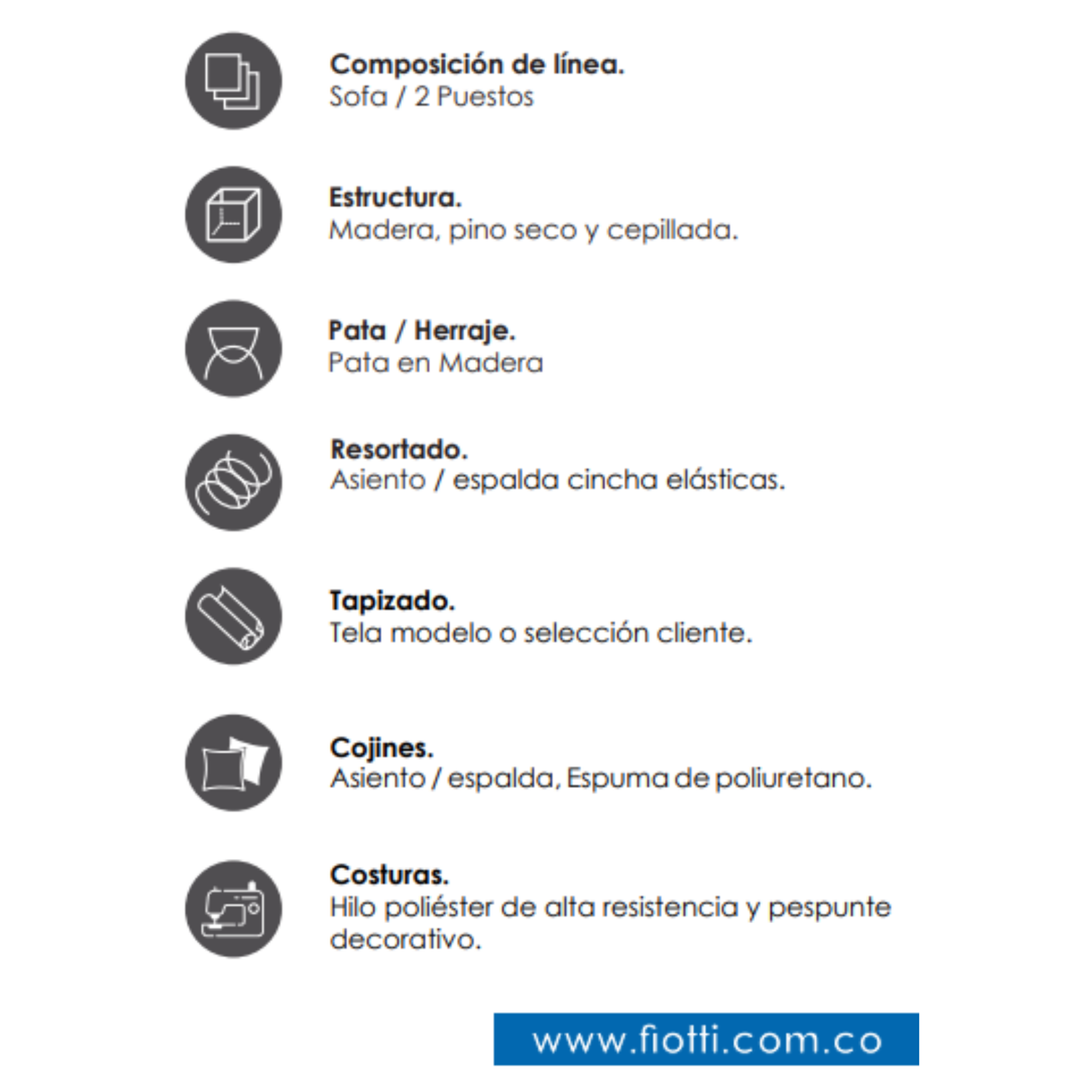 Sofá Cama Orvietto 2P