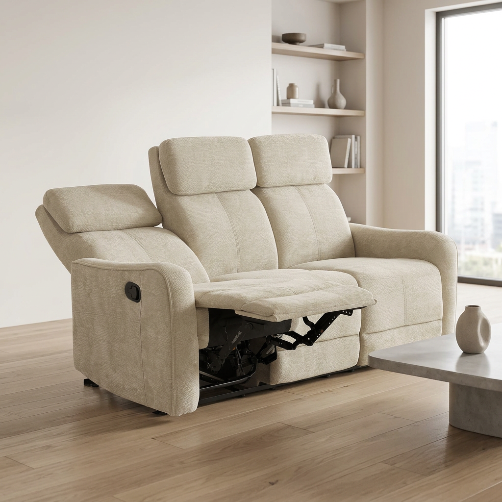 Sofá Reclinable Jadie 3P