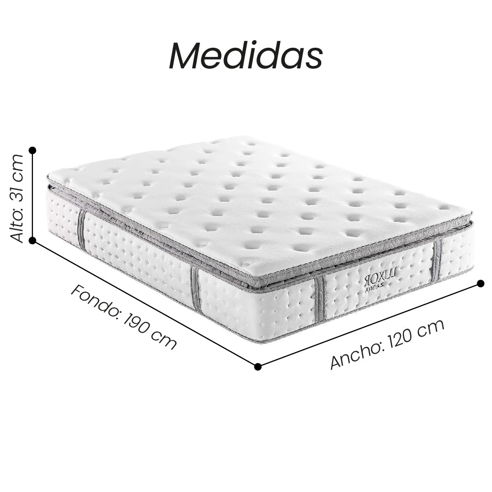 Colchón Luxor + Gratis Cabecero Pontico