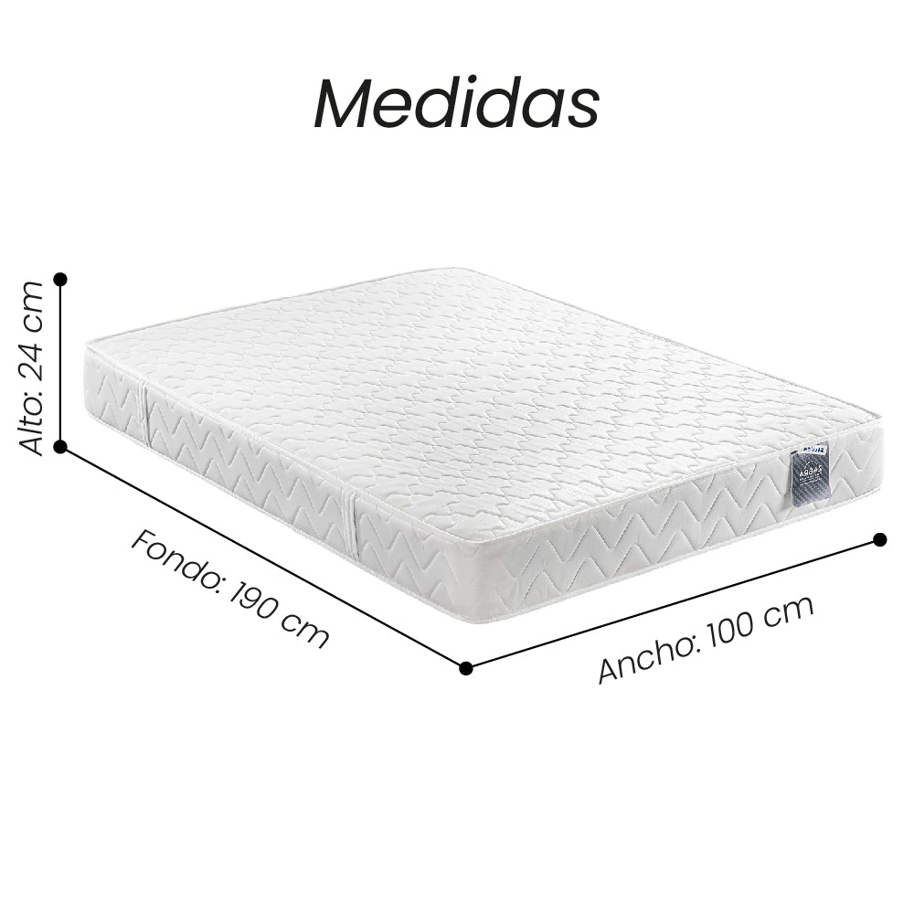 COMBO COVVO | Cama Covvo + Colchón Silver