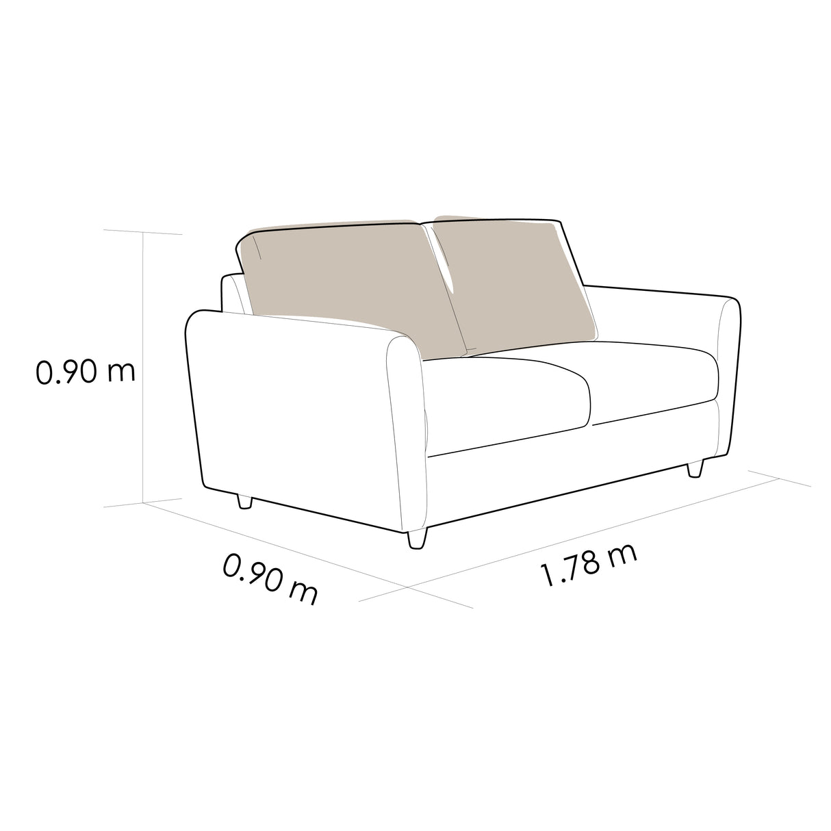 Sofá Tamesis 3 Puestos