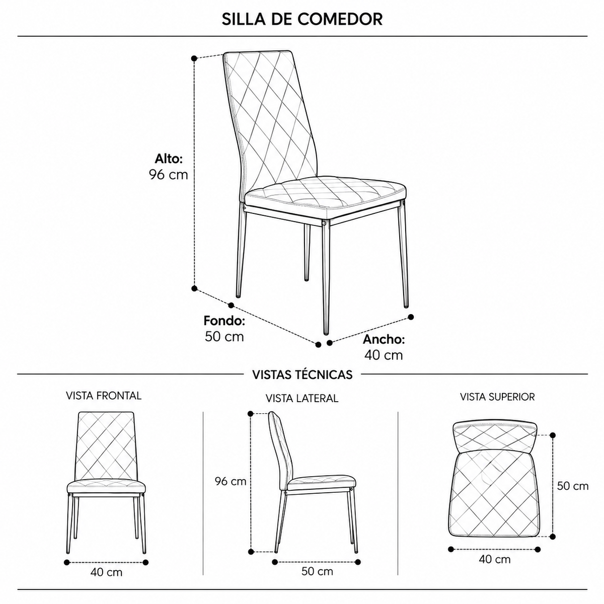 Silla Comedor Waamika