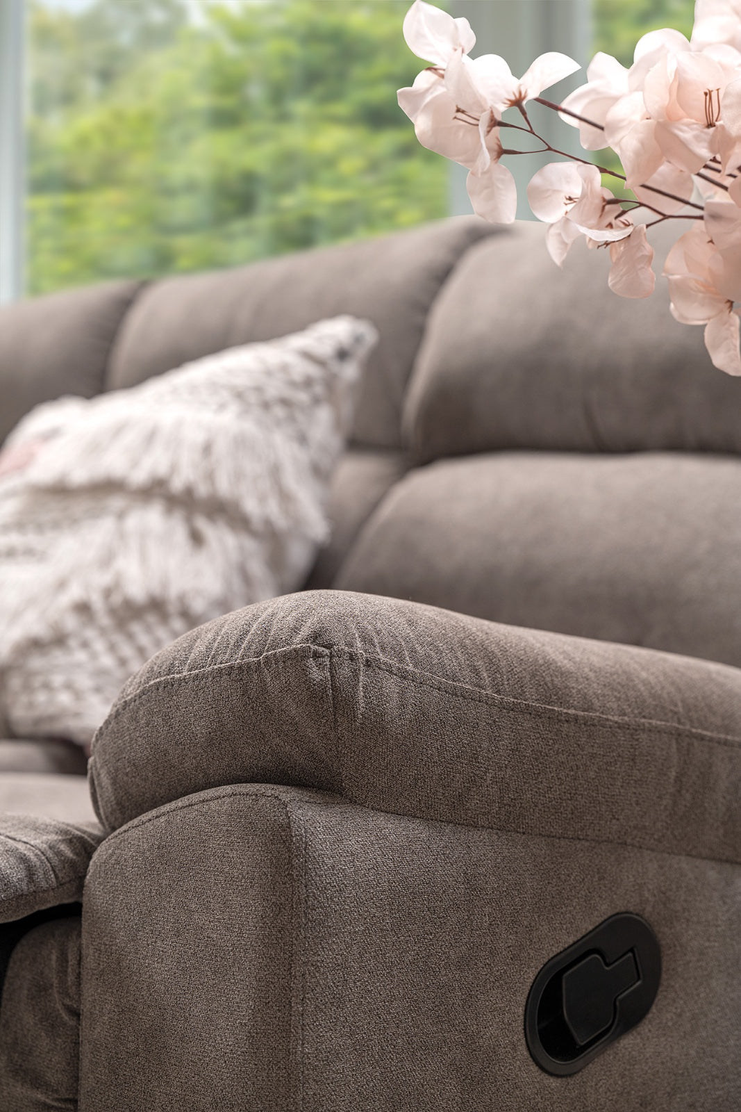 Sofá Reclino Glory 3P Gris