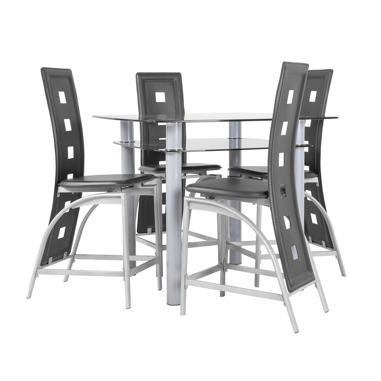 Bar Set Withney 1x1x90 4p Negro 4c