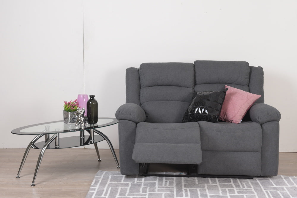 Sofá Reclino Glory 2P Gris