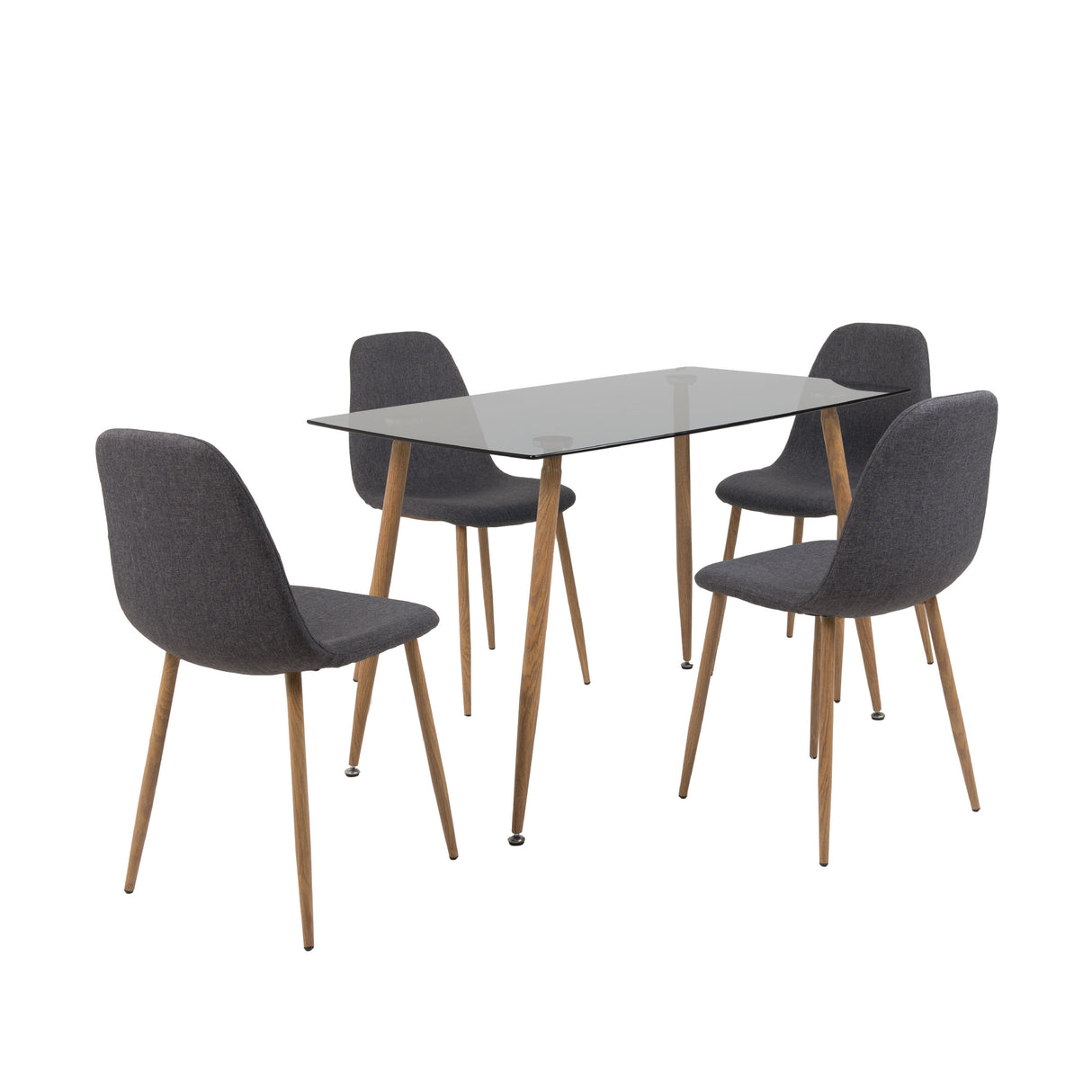 Comedor Rudy Cristal 4P