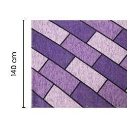 Tapete Rabbie 140x200 Morado DR-B3