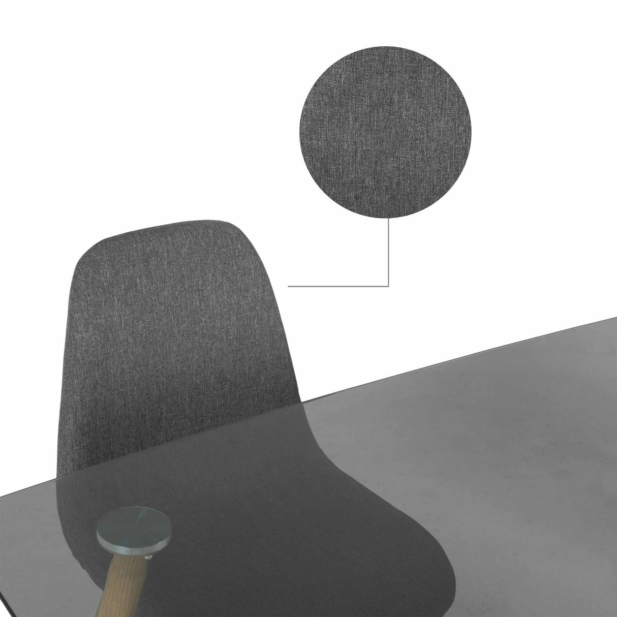 Comedor Rudy 6P Gris