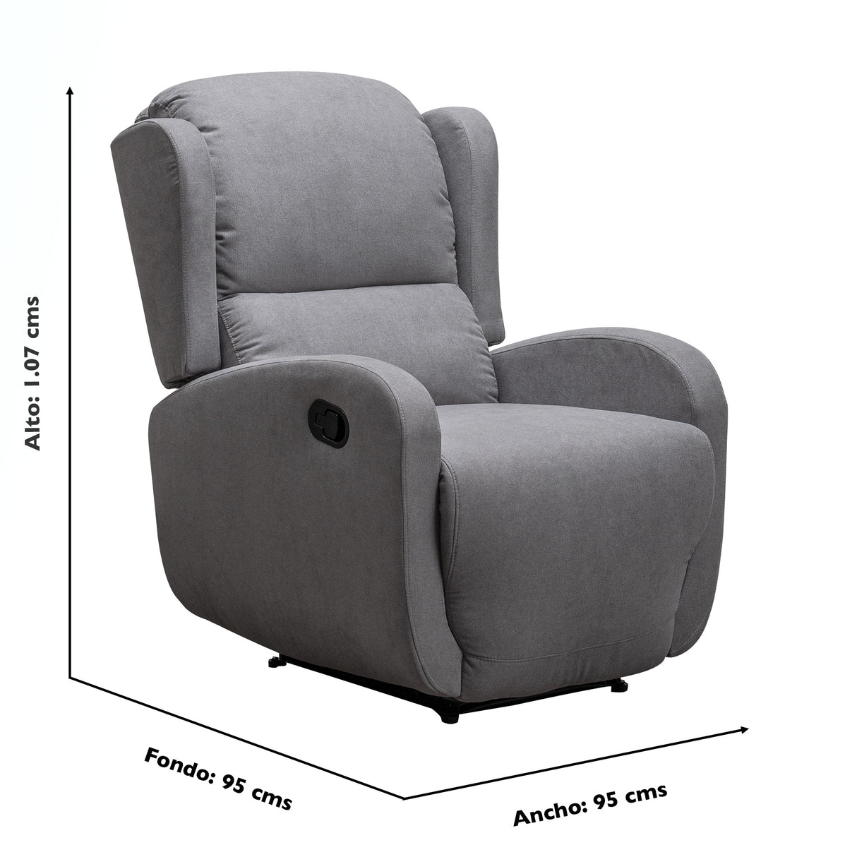 Reclino Jadon 1 Puesto | Gris