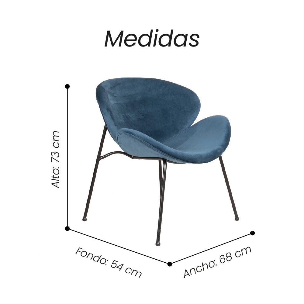 Silla Auxiliar Delicia Azul - Fiotti