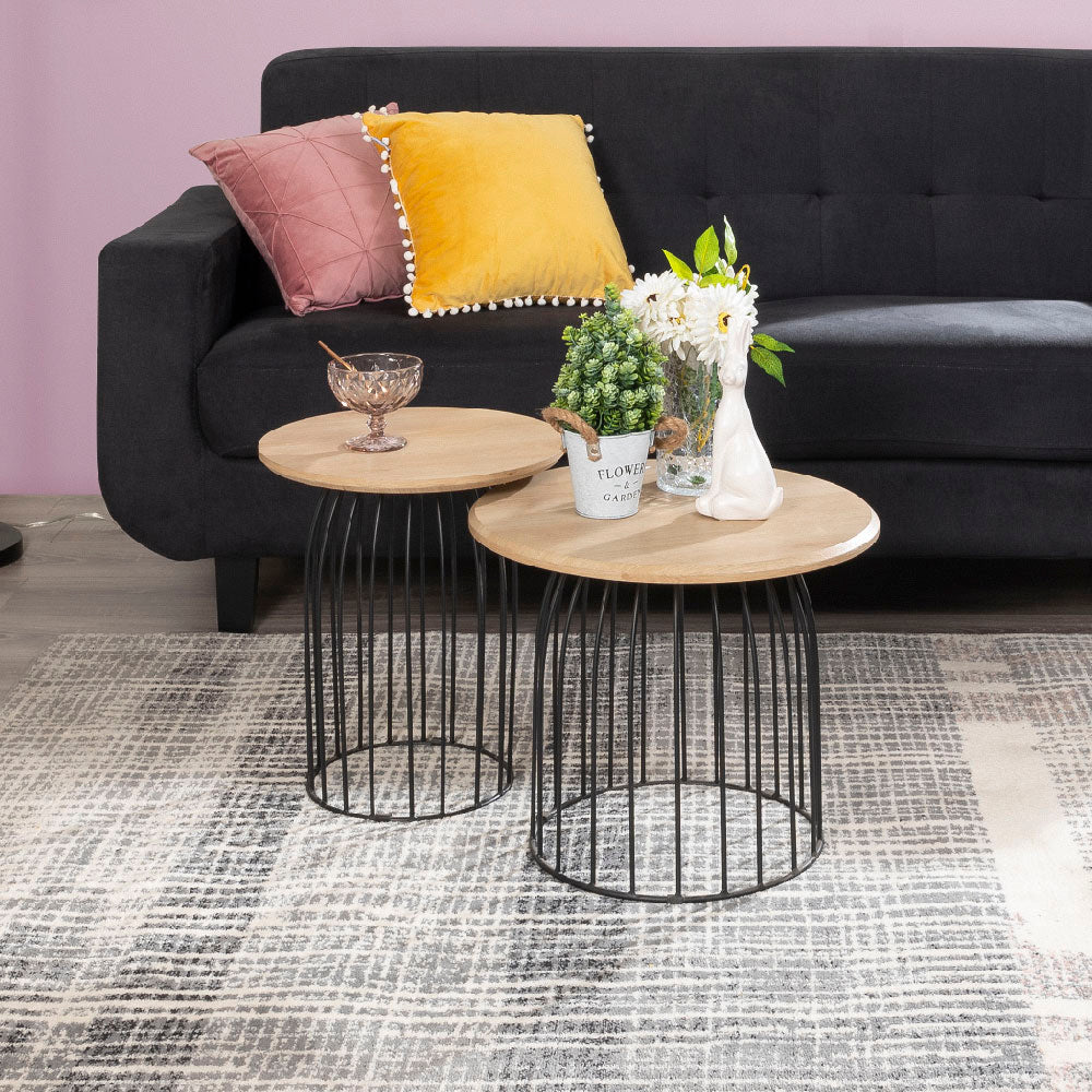 Mesa Auxiliar Weema Pequ Color Madera - Fiotti