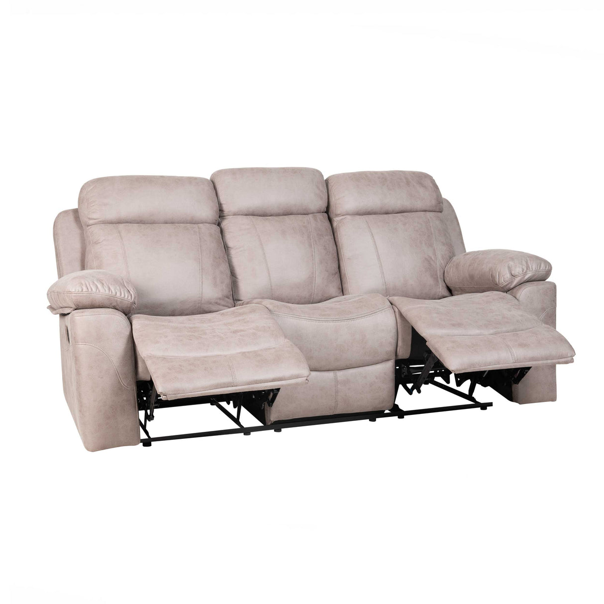 Sofá Reclino Jarka 3 Puestos | Beige