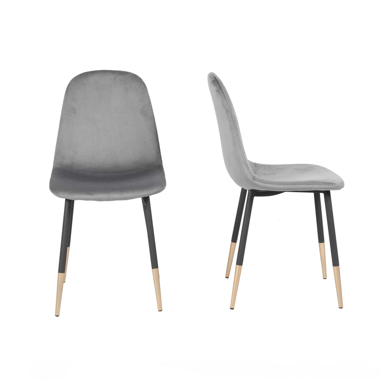 Comedor Dott 4p Madera Claro (Negro/ Gold)