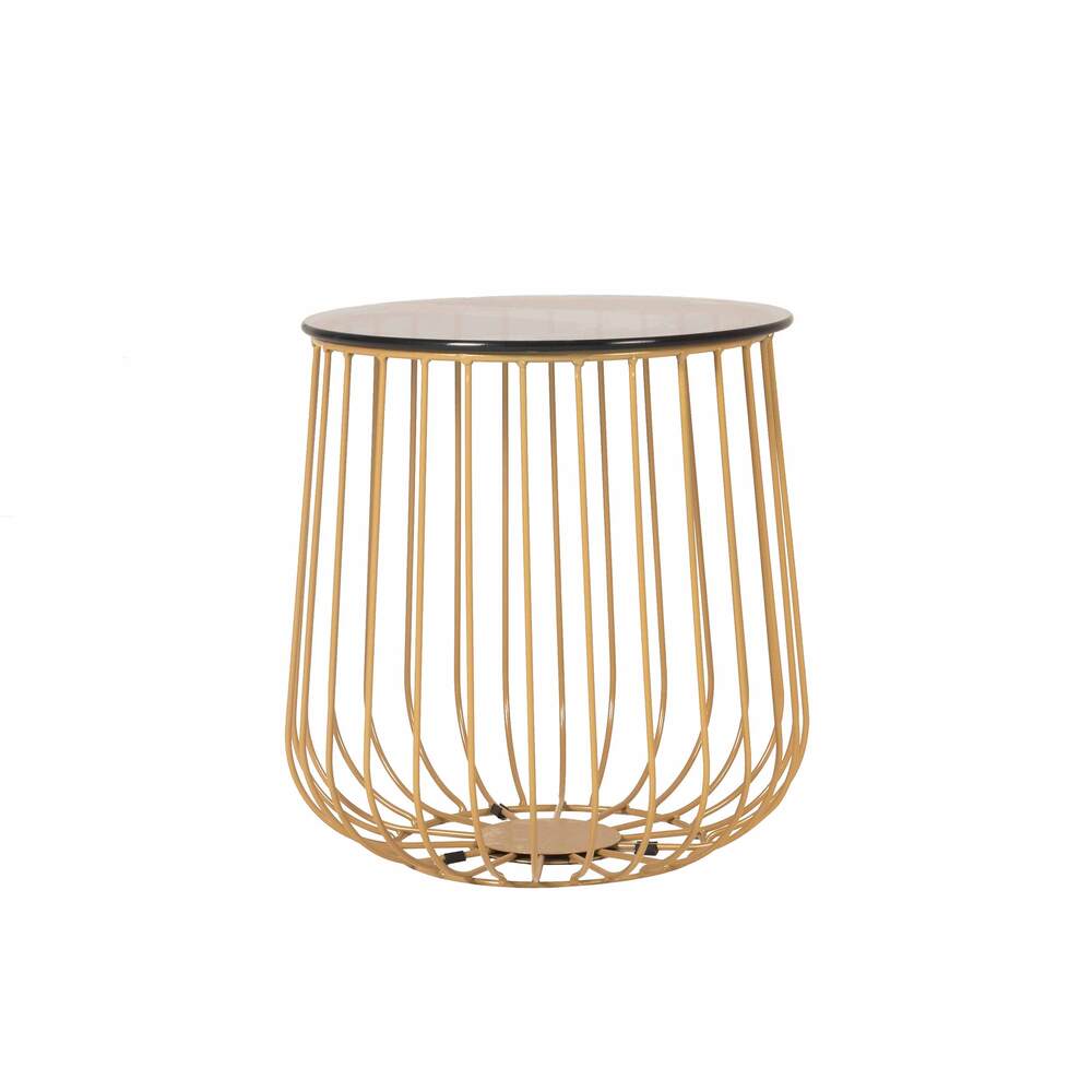 Mesa Auxiliar Allie Redonda Azul - Fiotti