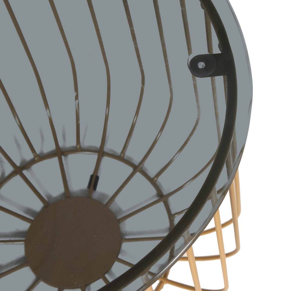 Mesa Auxiliar Allie Redonda Azul - Fiotti