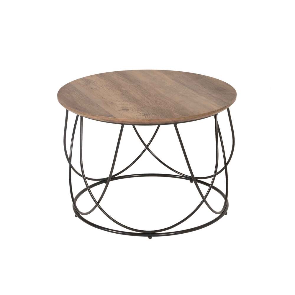 Mesa Auxiliar Asudena Color Madera Negro - Fiotti