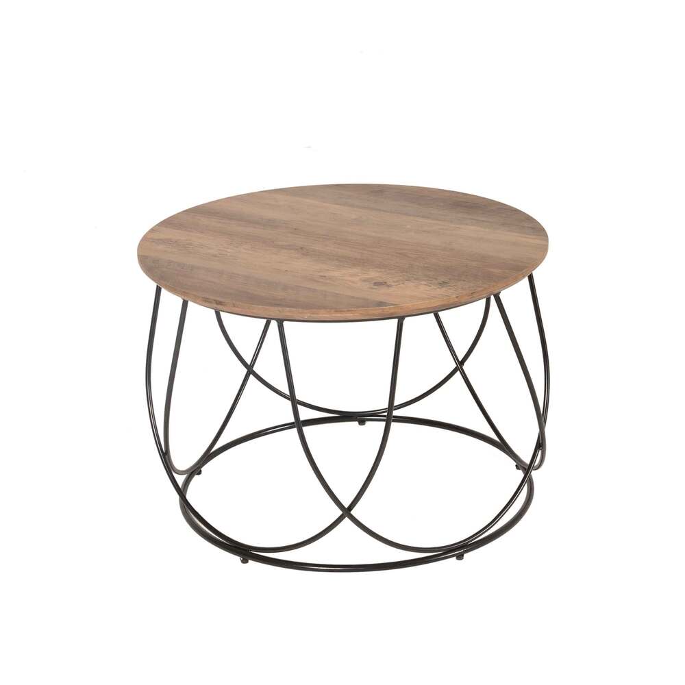 Mesa Auxiliar Asudena Color Madera Negro - Fiotti