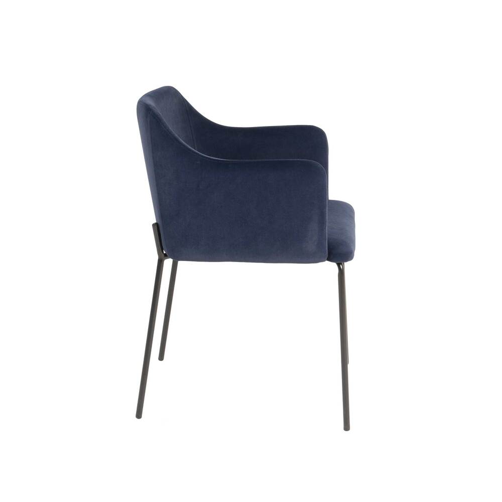 Silla Auxiliar Winda Tela Azul - Fiotti