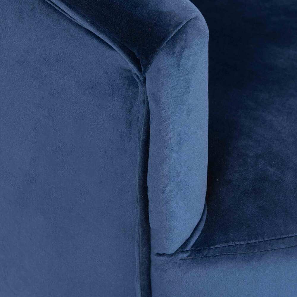 Poltrona Eugenia Azul Patas Doradas - Fiotti