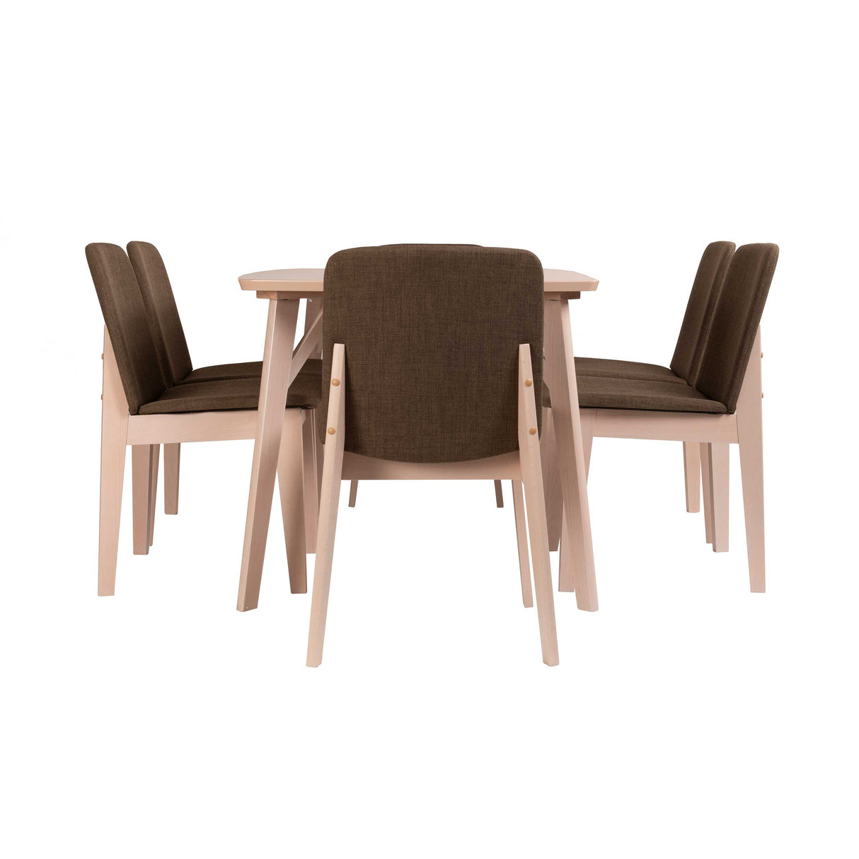 Comedor Esther 6P Sillas Miel