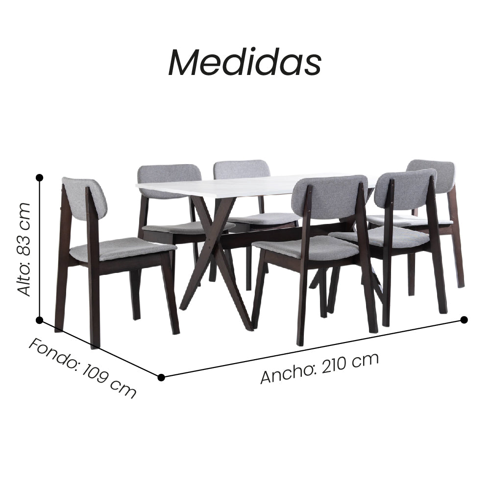 Comedor Edune 6P - Fiotti