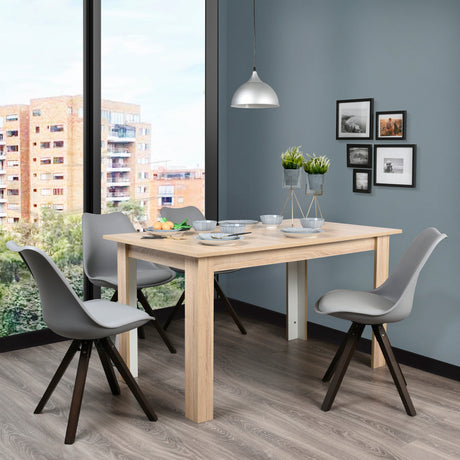 Comedor Electra 4P Gris