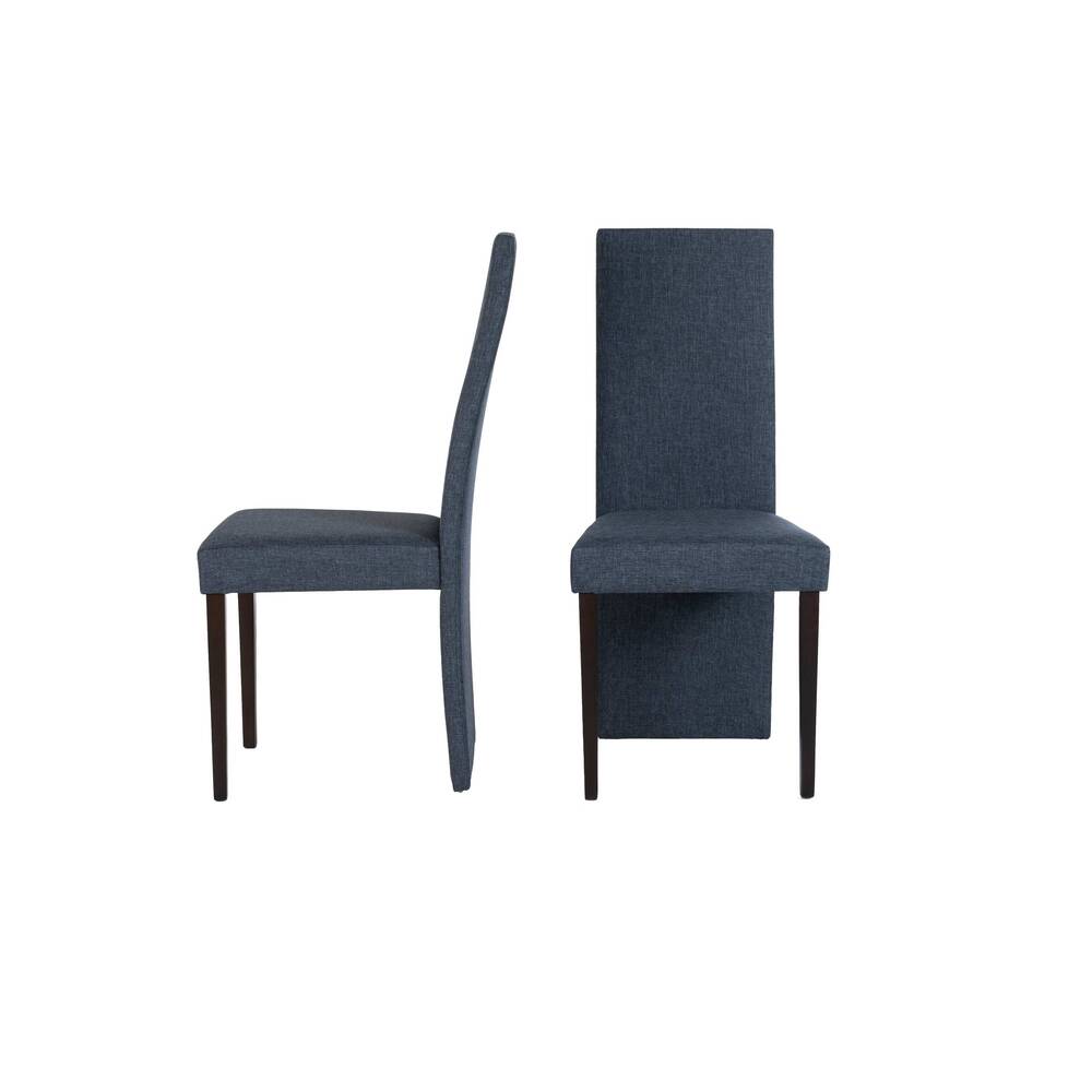 Comedor Eliazar 4p Wenge Sillas Gris 4c