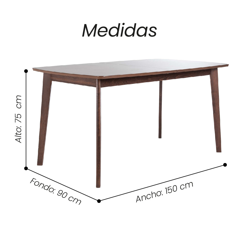 Mesa Extension Edela Wengue 150*90 - Fiotti