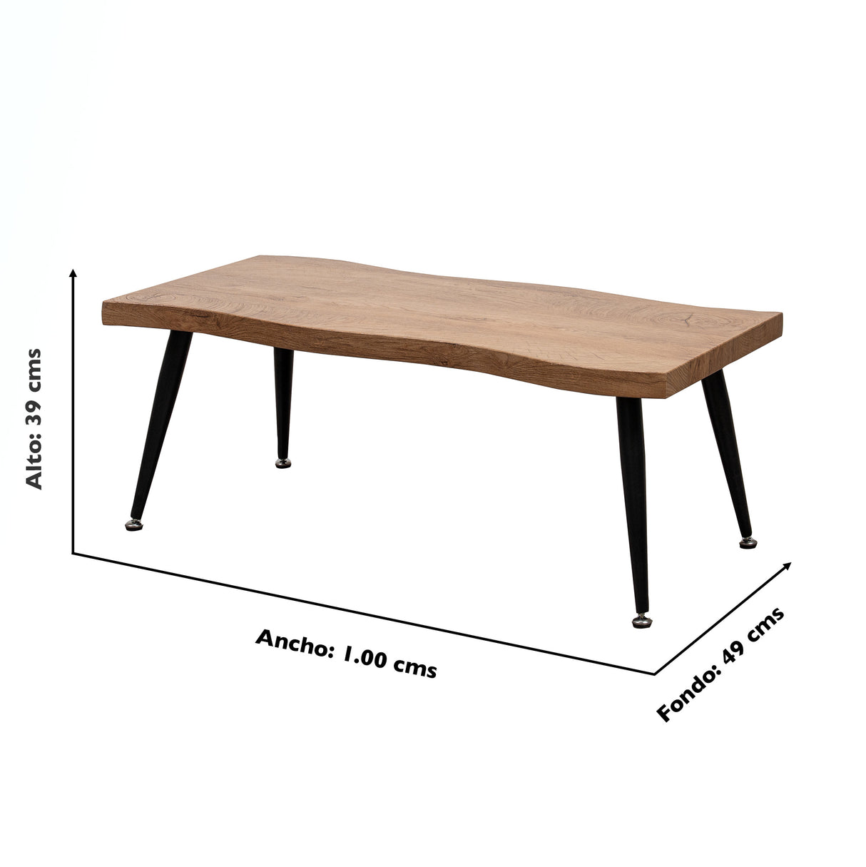 MESA CENTRO WARDA COLOR MADERA