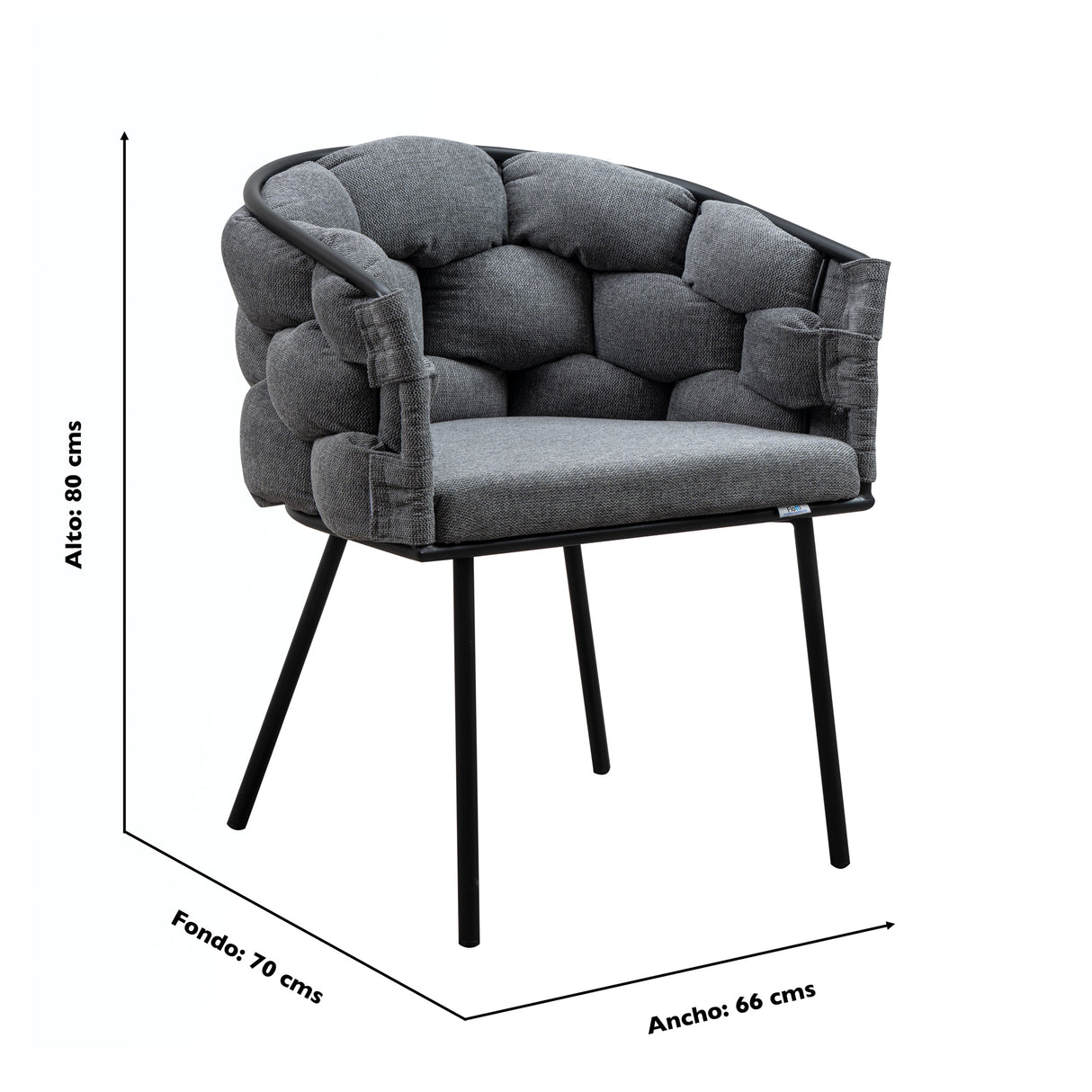 Silla Auxiliar Scarlet Gris