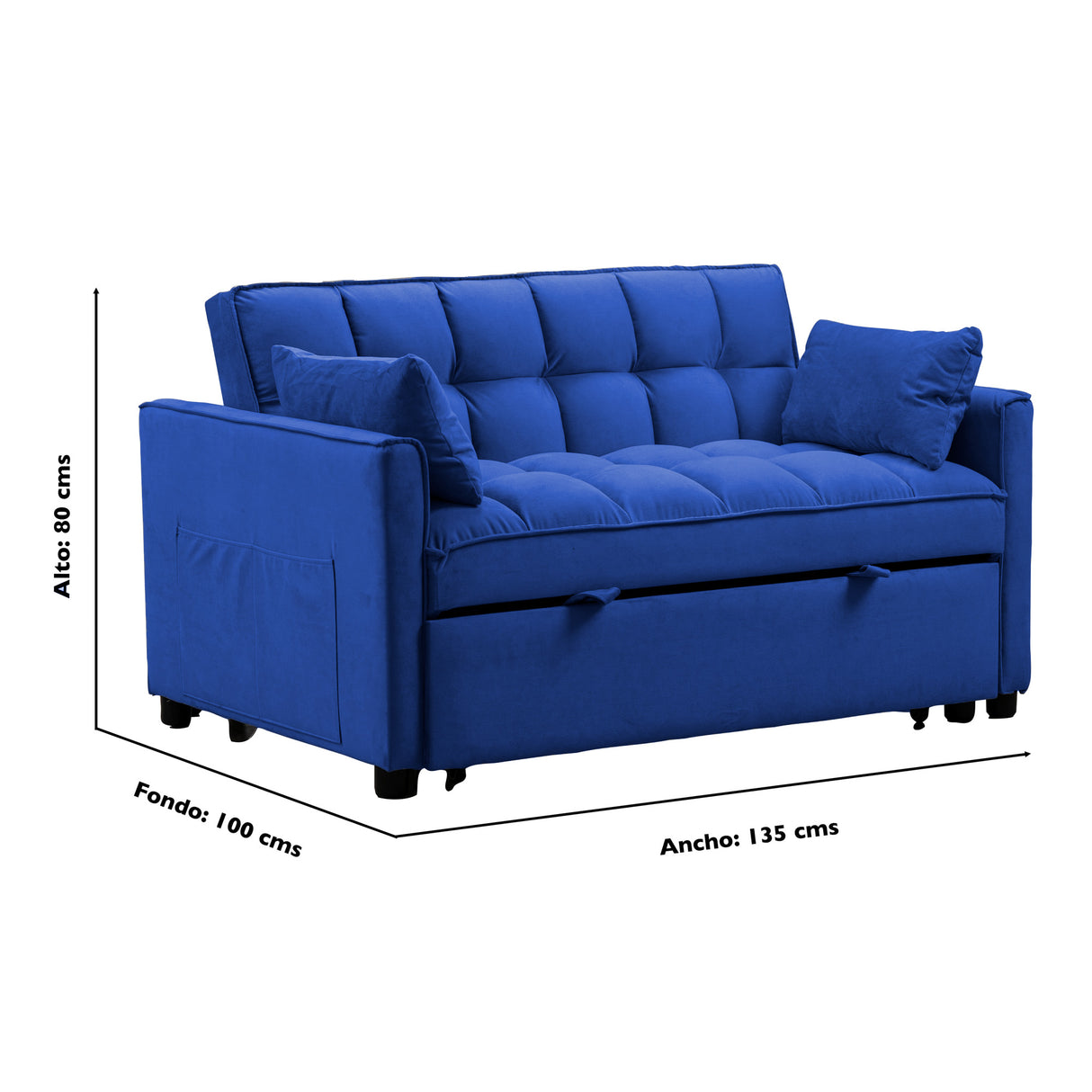 Sofá cama Aeidi Azul