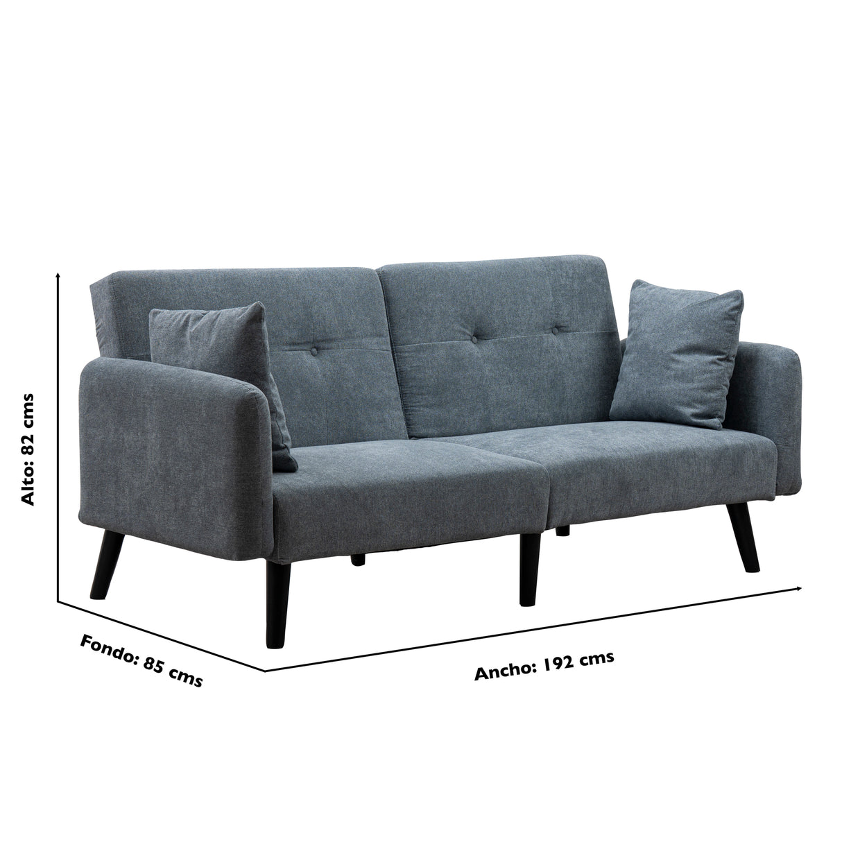 Sofá Cama Akodie Gris