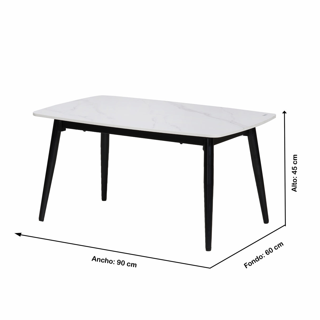 Mesa De Centro Azariah Blanco 2c