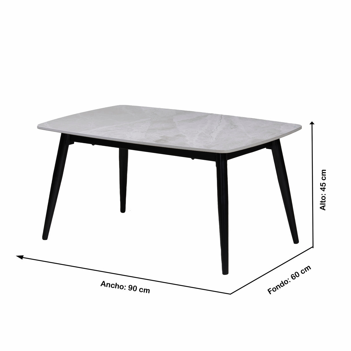 Mesa De Centro Azariah Blanco 2c