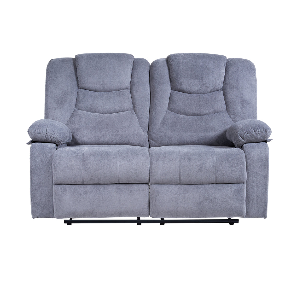 Sofá Reclino Kalerin 2 Puesto | Gris Claro