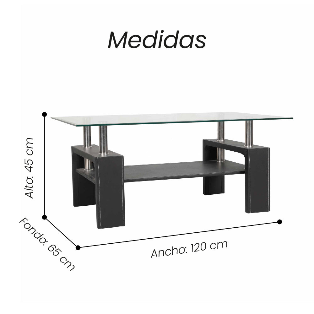 Mesa Centro Dominique Negro