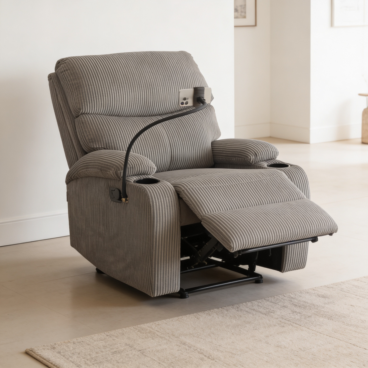 Silla Reclinable Abelyn 1P / Porta Celular