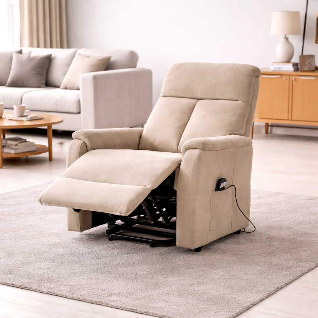 Silla Reclino Eléctrica Jabalya Beige