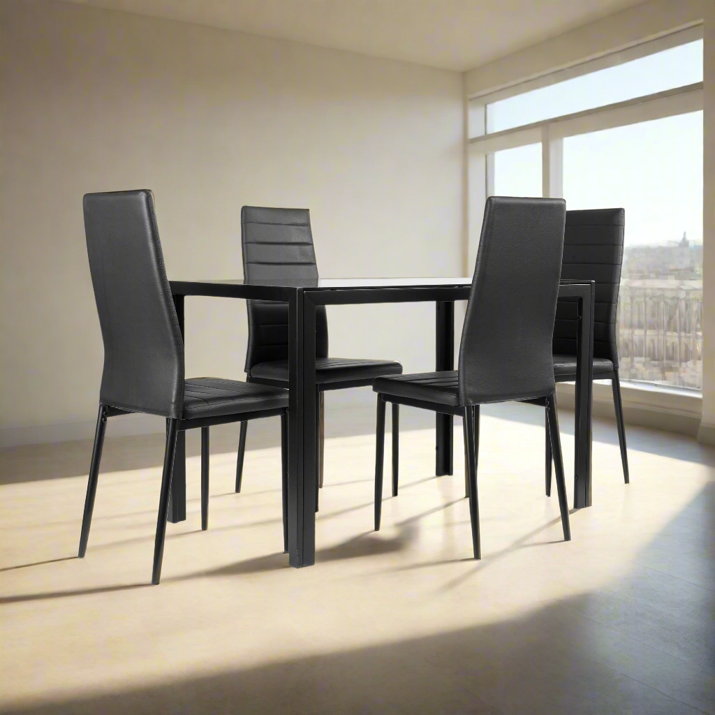 Comedor Ranjita 4P Negro