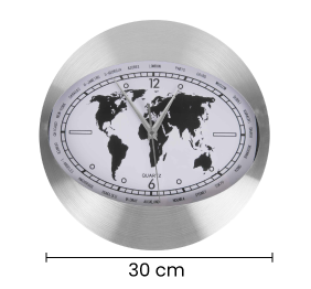 Reloj Mapa Mundi30cm