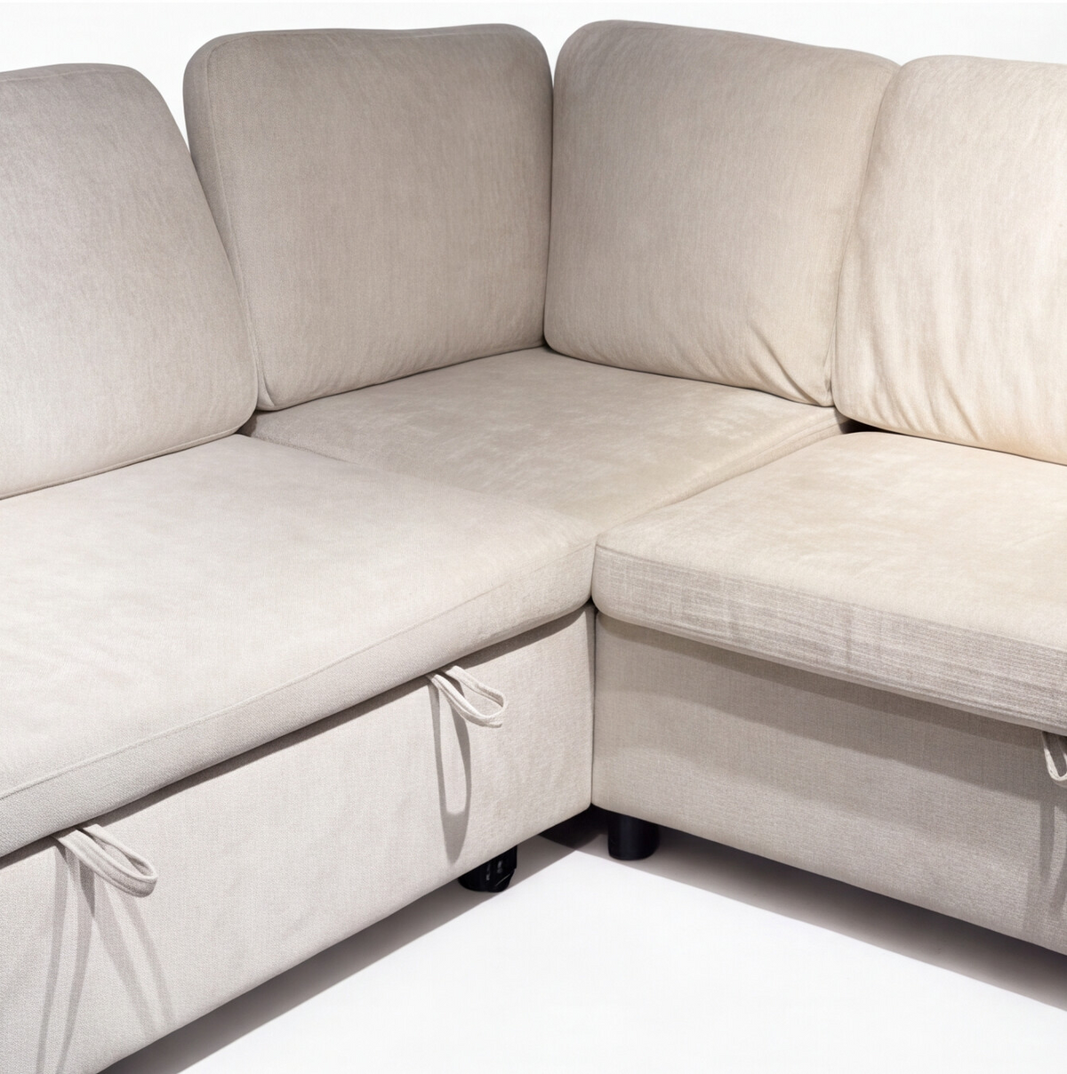 Sala en L Kasha con Sofá Cama / Almacenamiento