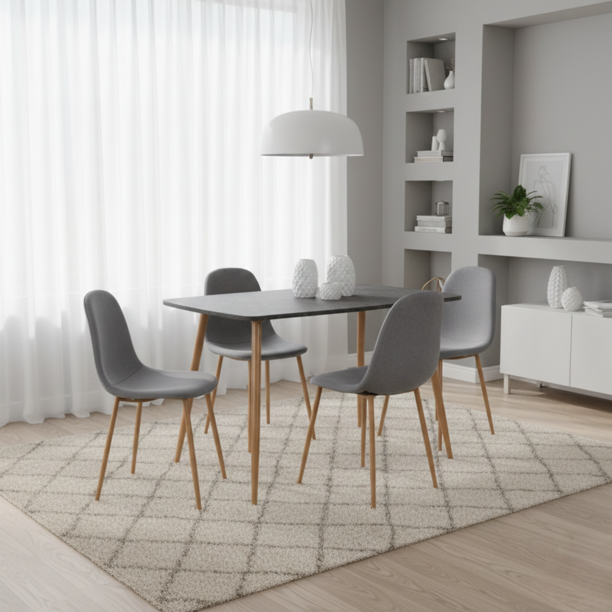 Comedor Warata 4P Gris