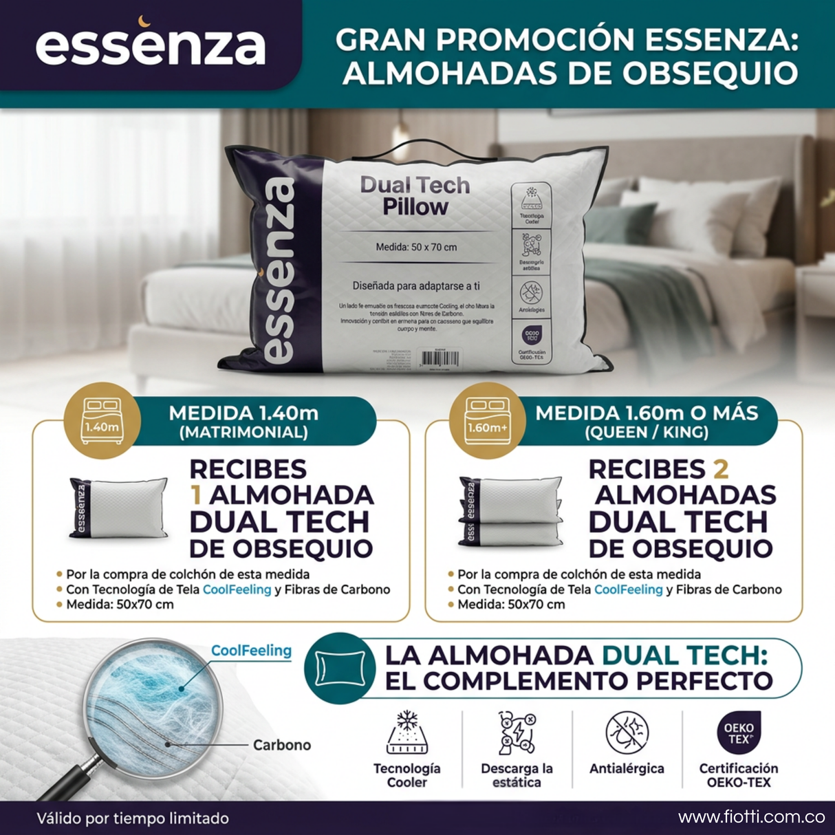 Colchón Medallon Essenza